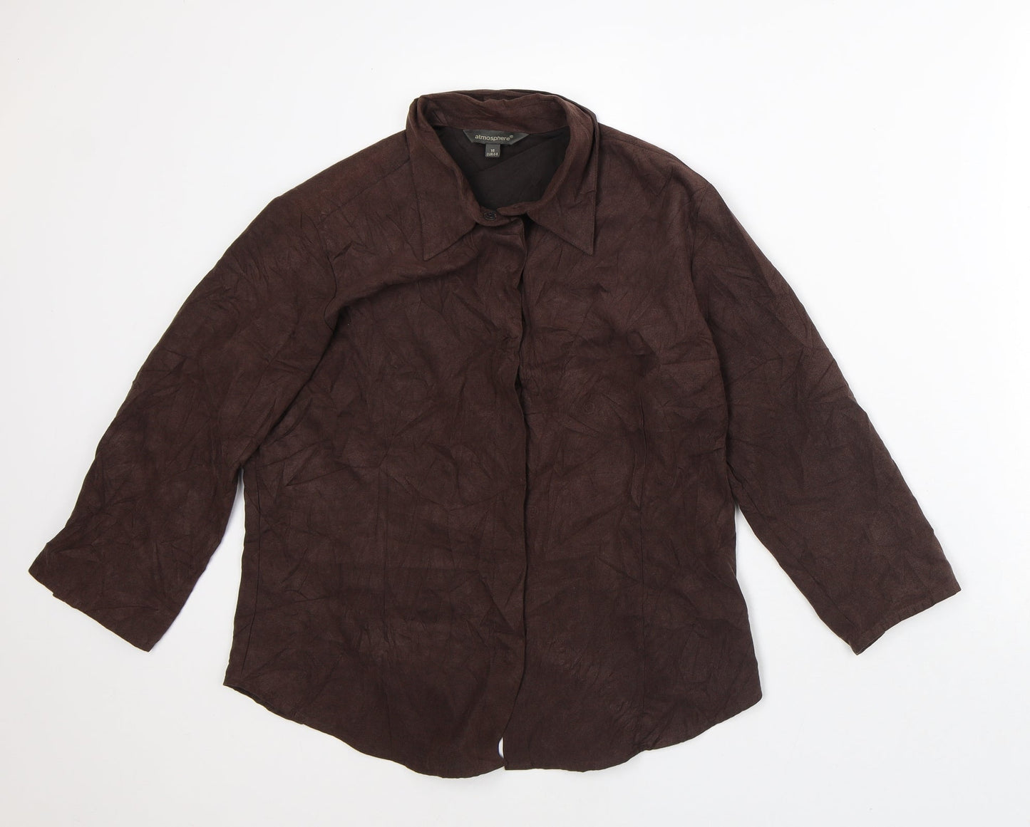 Atmosphere Womens Brown Jacket Size 16
