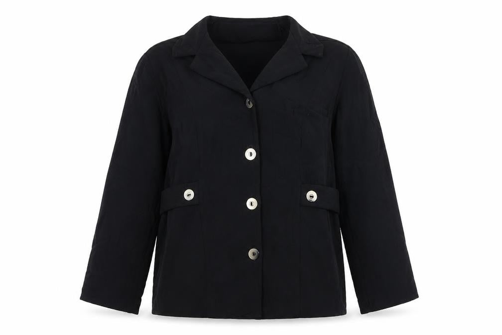 BHS Womens Black Striped Jacket Blazer Size 12