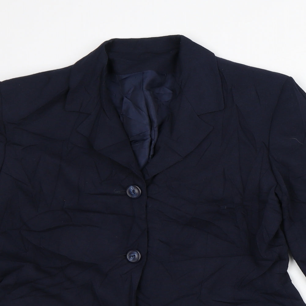 Dorothy Perkins Womens Blue Jacket Blazer Size 10