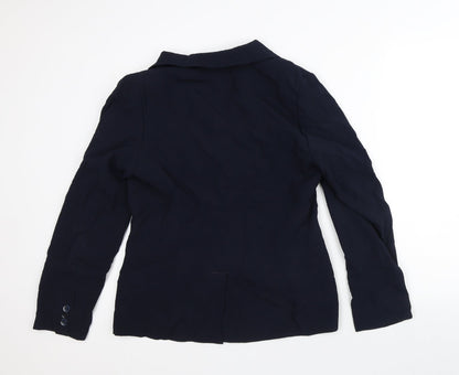 National Womens Black Jacket Blazer Size 12