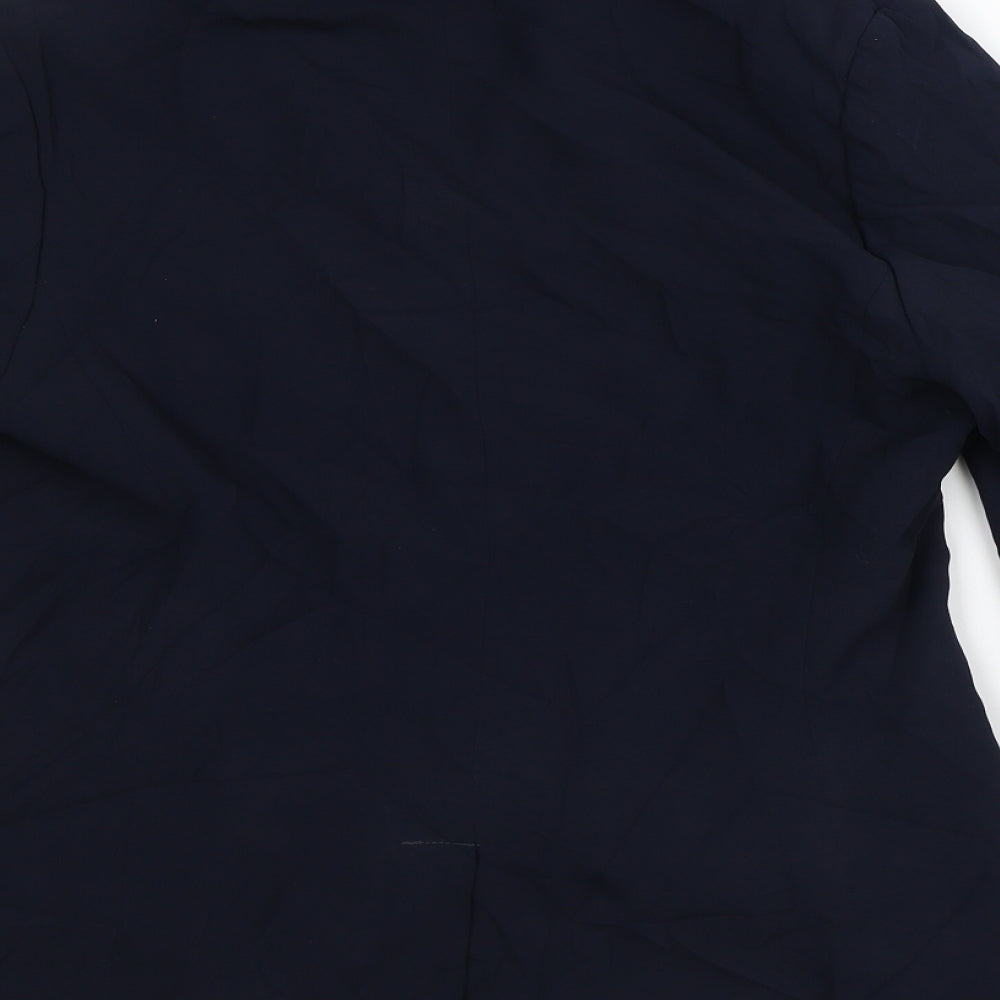 National Womens Black Jacket Blazer Size 12