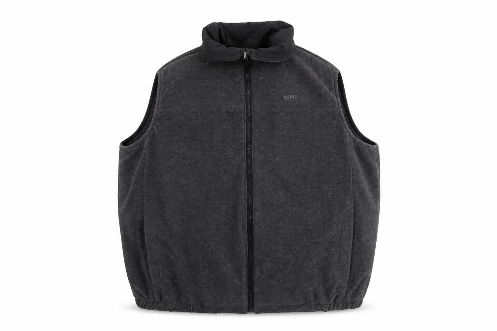 Maine Mens Grey Jacket Size L - Sleeveless