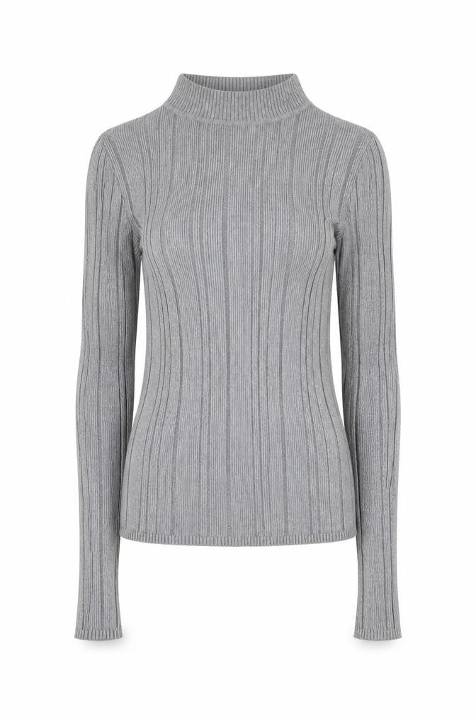 Atmosphere Womens Grey Round Neck Viscose Pullover Jumper Size 8