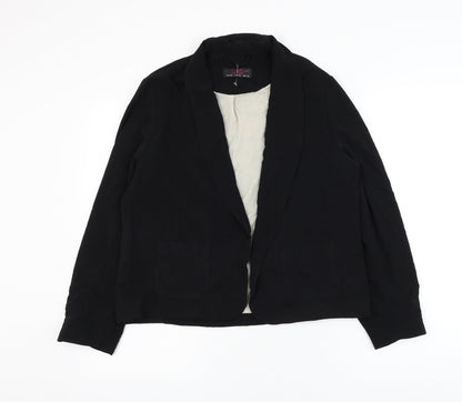 New Look Womens Black Jacket Blazer Size 14