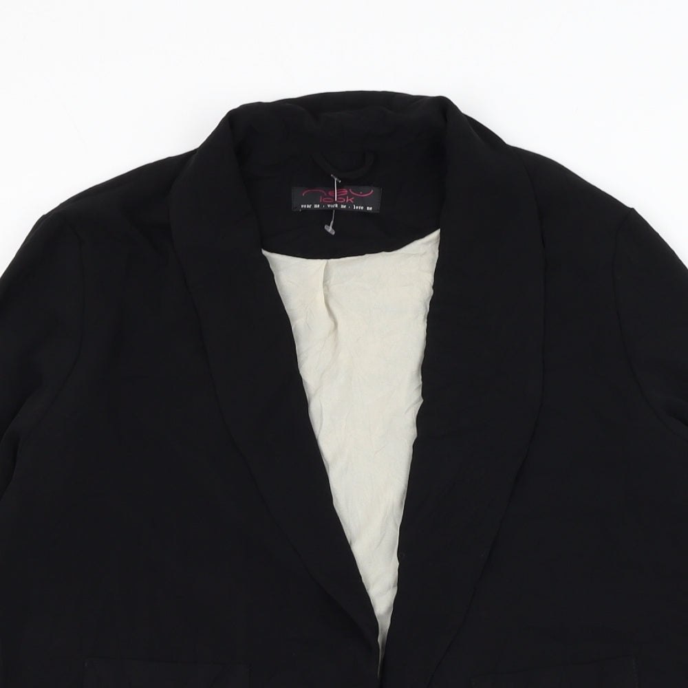 New Look Womens Black Jacket Blazer Size 14