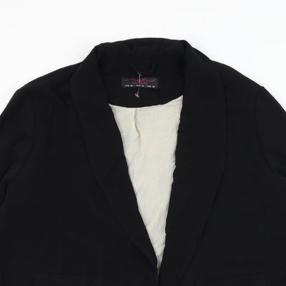 New Look Womens Black Jacket Blazer Size 14