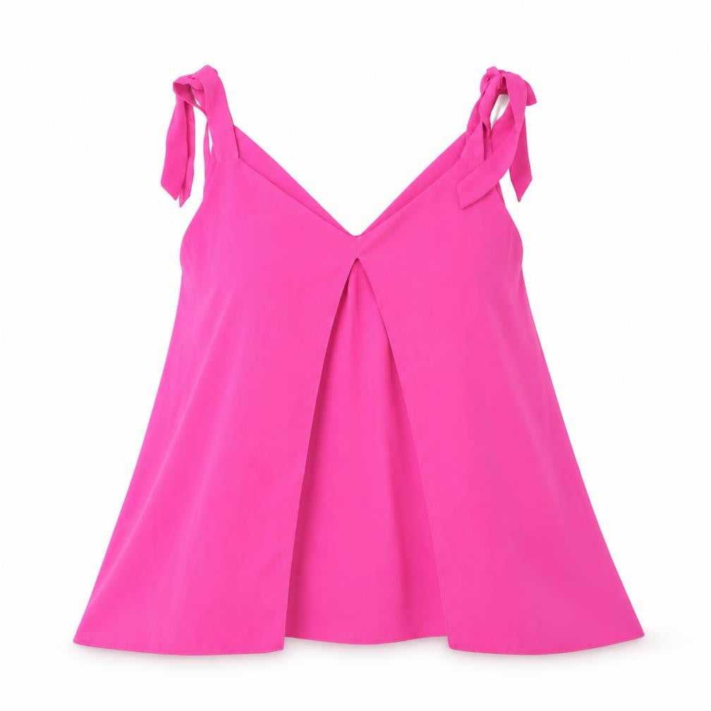 George Womens Pink Polyester Basic Blouse Size 12 V-Neck