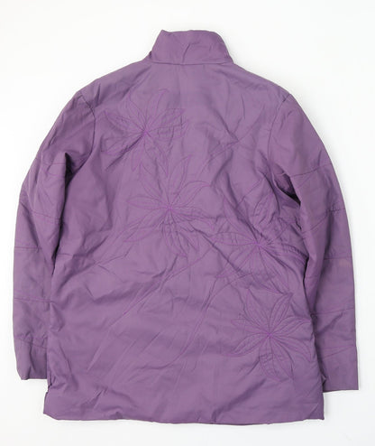 Northmoor Womens Purple Jacket Coat Size 12
