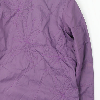 Northmoor Womens Purple Jacket Coat Size 12