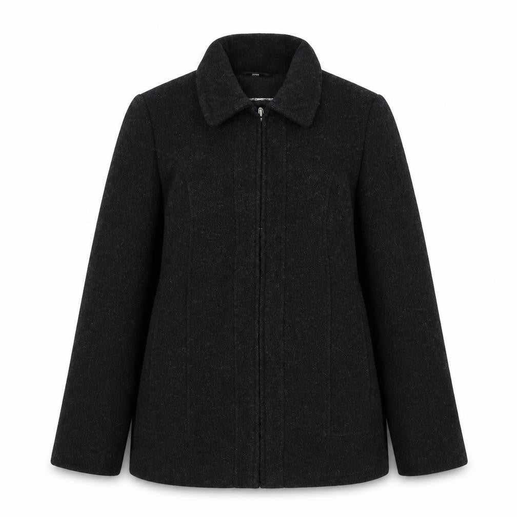 Klass Collection Womens Black Jacket Coat Size 14