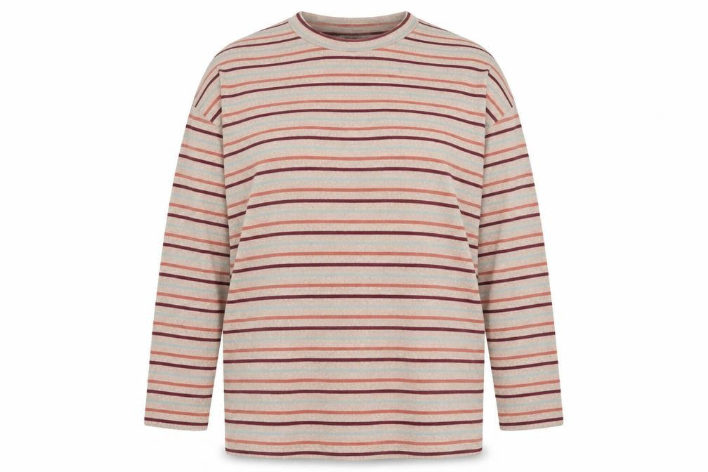TU Womens Multicoloured High Neck Striped Polyester Pullover Jumper Size 18