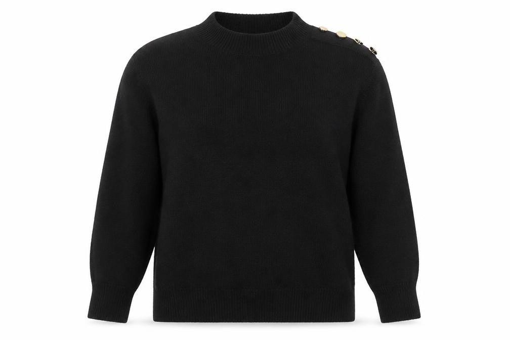George Womens Black High Neck Polyester Pullover Jumper Size S