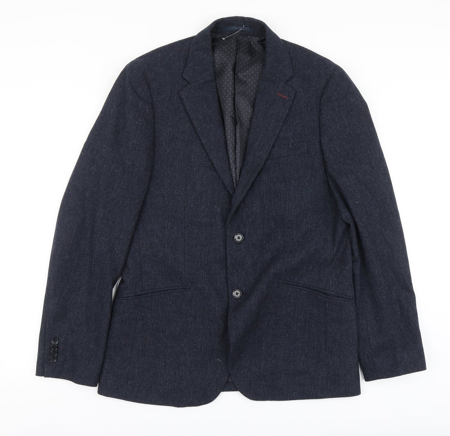 Debenhams Mens Blue Polyester Jacket Suit Jacket Size M
