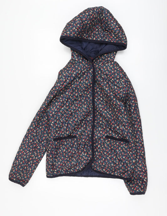 New Look Womens Multicoloured Floral Jacket Size 8