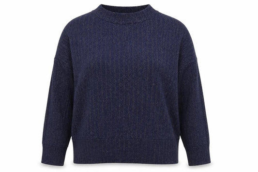 Marks and Spencer Womens Blue Viscose Pullover Sweatshirt Size 12 Pullover