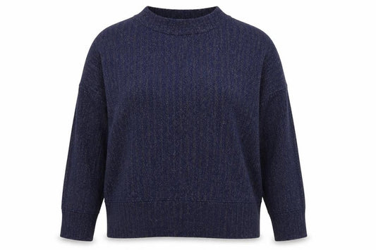 Marks and Spencer Womens Blue Viscose Pullover Sweatshirt Size 12 Pullover