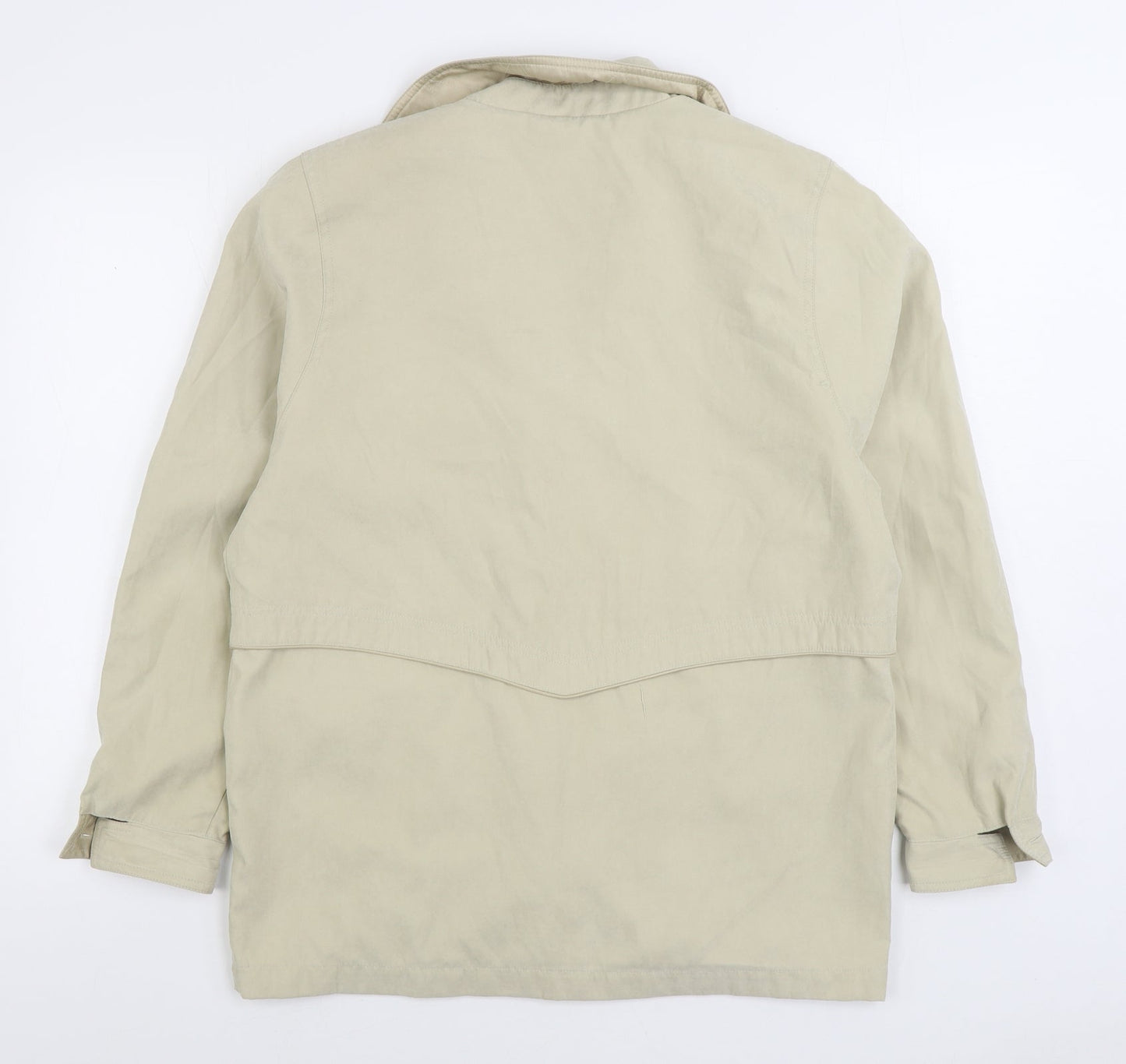Berkertex Womens Beige Jacket Size 10 Zip