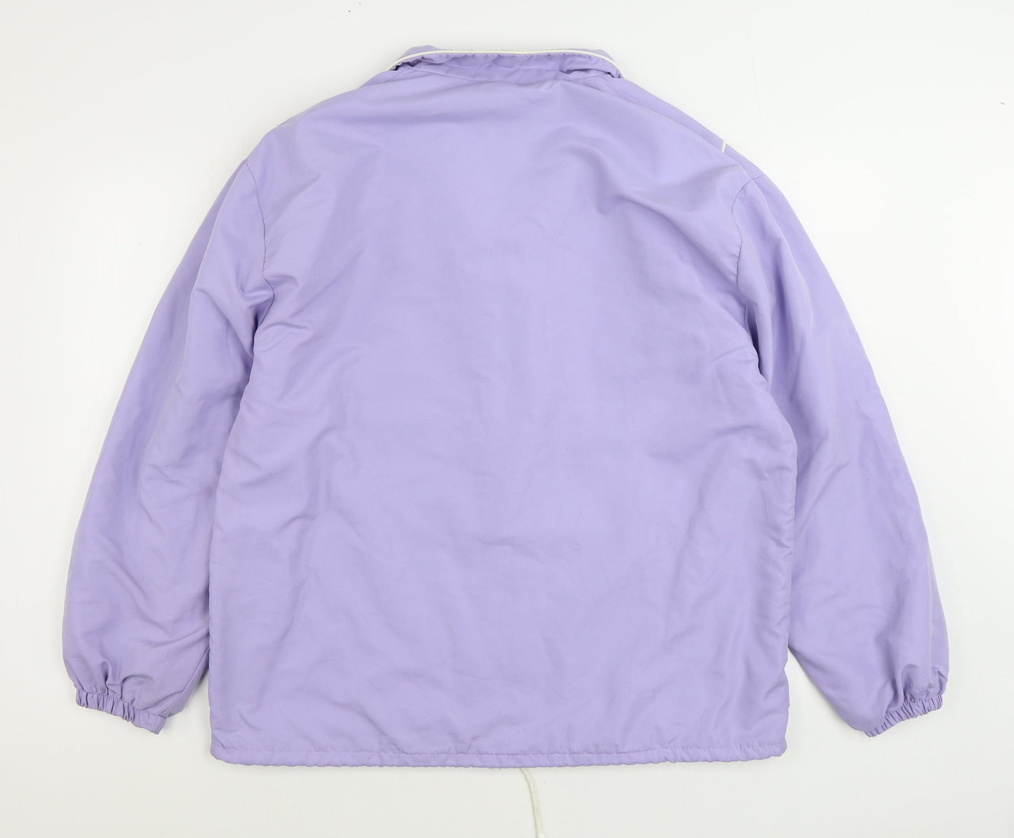 Preworn Womens Purple Jacket Size L Zip
