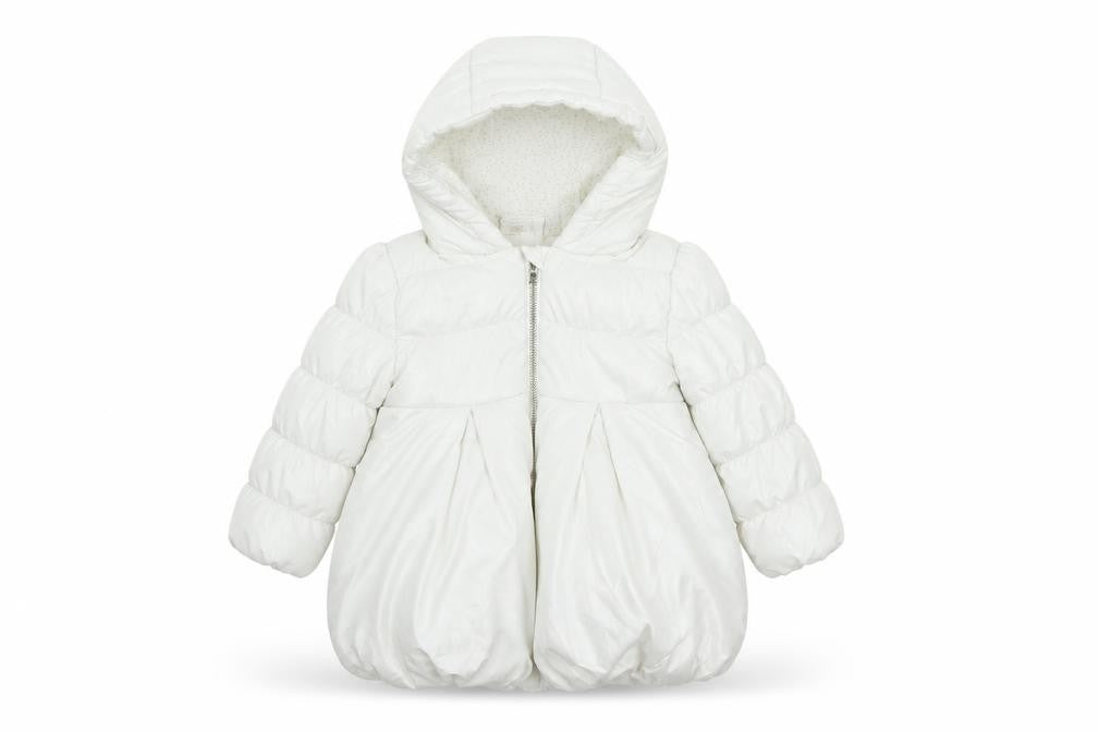 nula bug Girls White Basic Coat Coat Size 2 Years