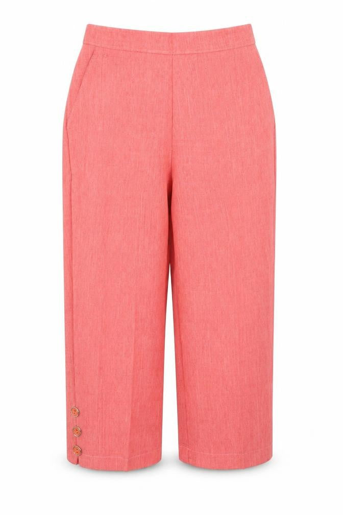 Classics Womens Pink Polyester Trousers Size 12 L20 in Regular