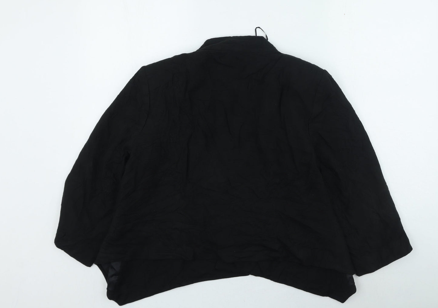 Principles Womens Black V-Neck Viscose Cardigan Jumper Size 8