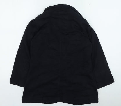 Denim & Co. Womens Blue Jacket Size 8