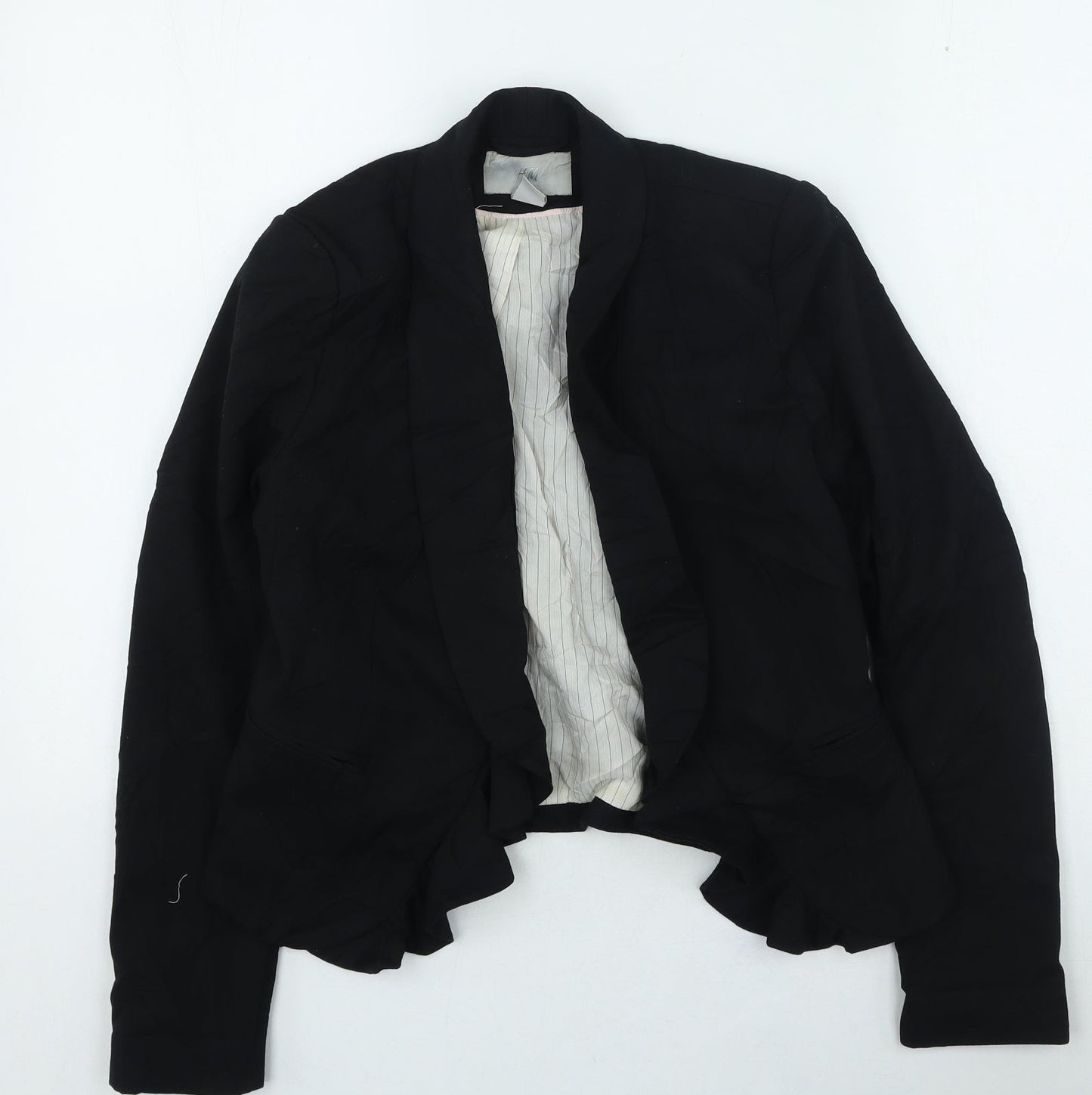 H&M Womens Black Jacket Size 6