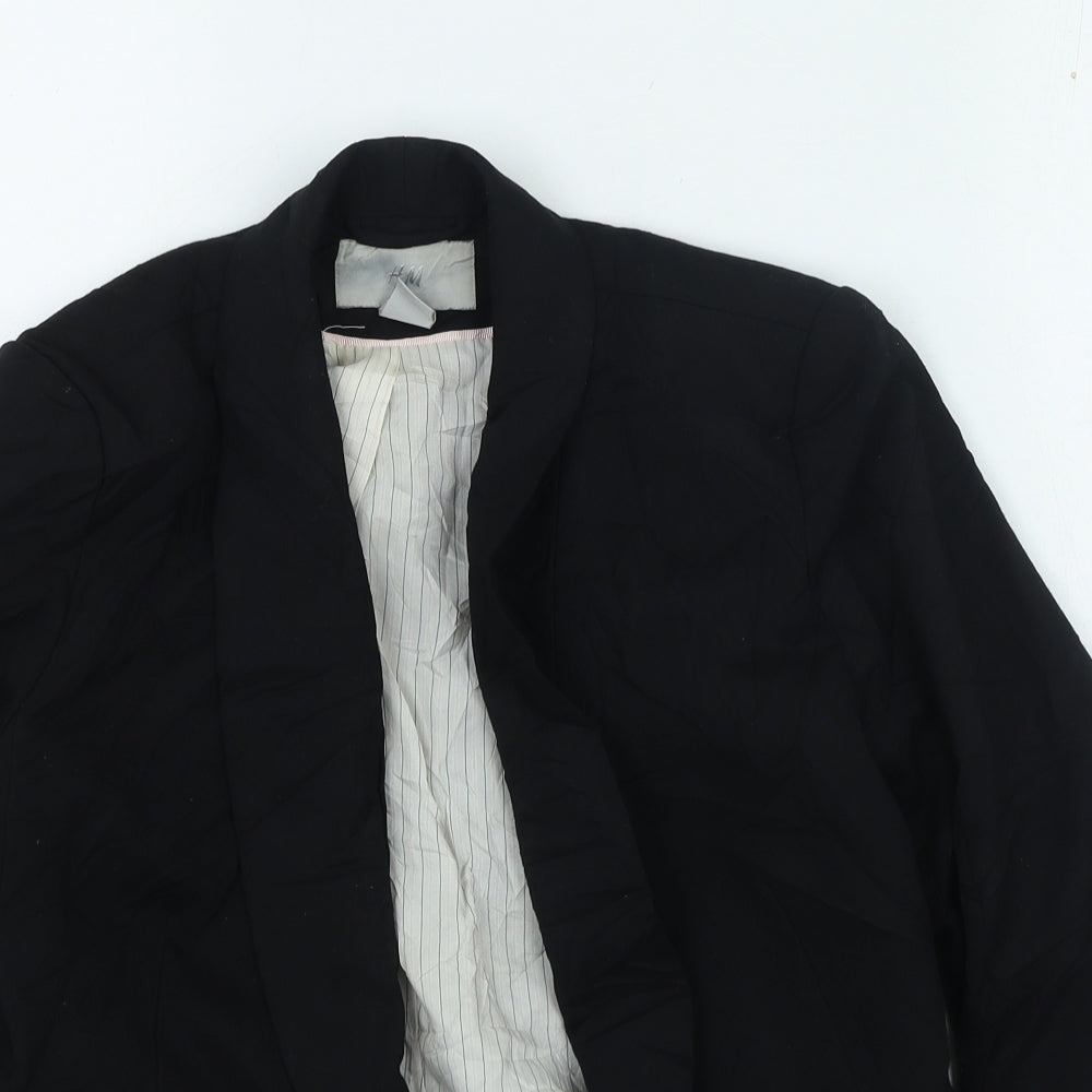 H&M Womens Black Jacket Size 6