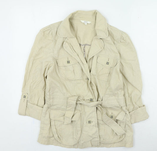 Marks and Spencer Womens Beige Jacket Size 12