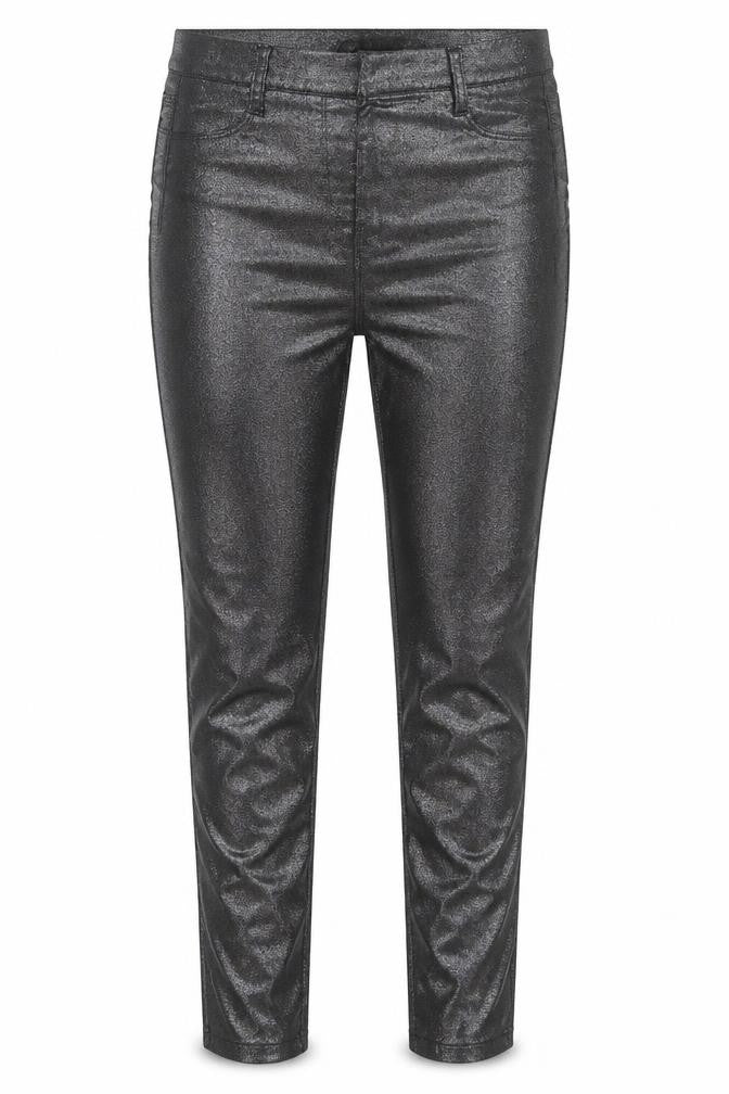 NEXT Womens Black Polyurethane Jegging Trousers Size 8 L28 in Regular