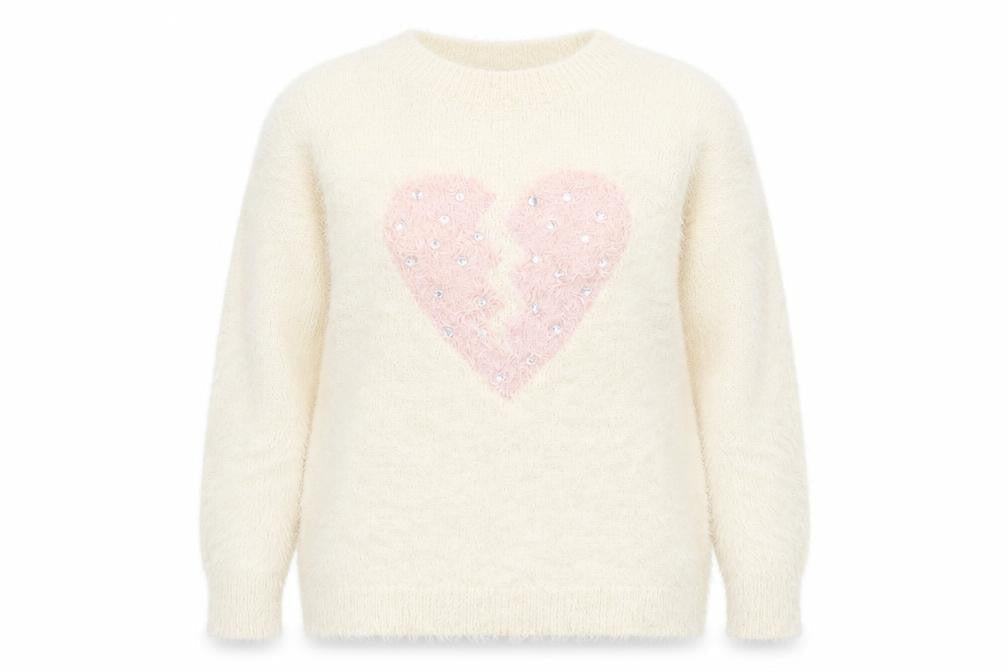 Marks & Spencer Womens Ivory Crew Neck Polyamide Pullover Jumper Size 18