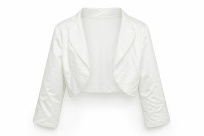 Flora Womens Ivory Jacket Blazer Size XL