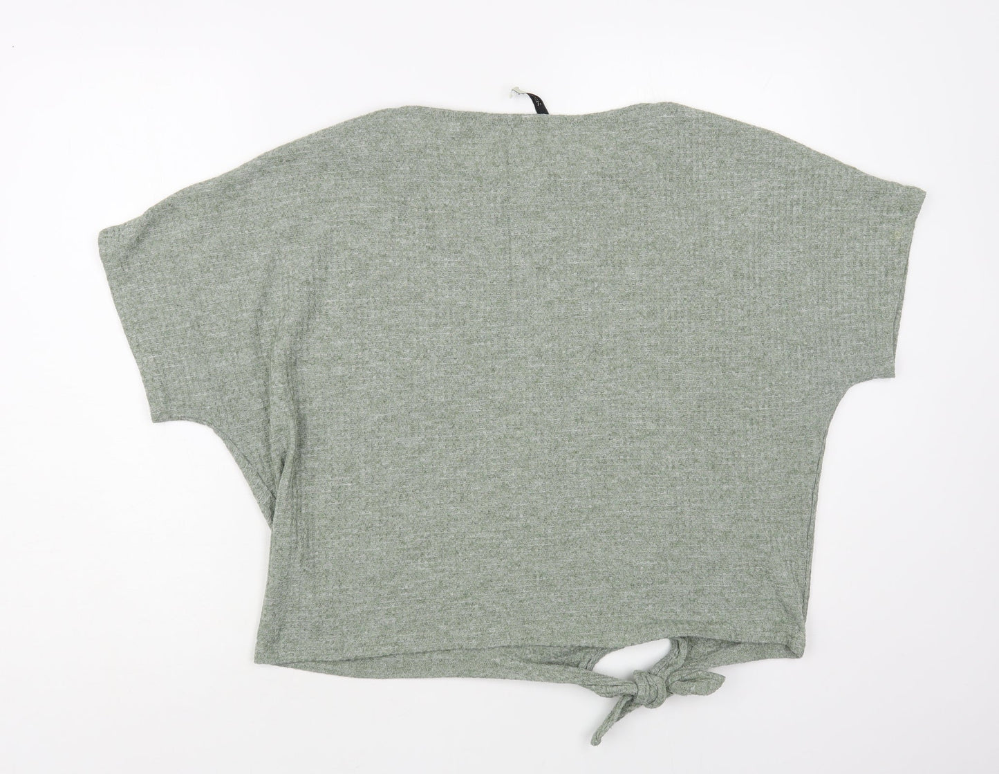 George Womens Green Boat Neck Polyester Pullover Jumper Size 16