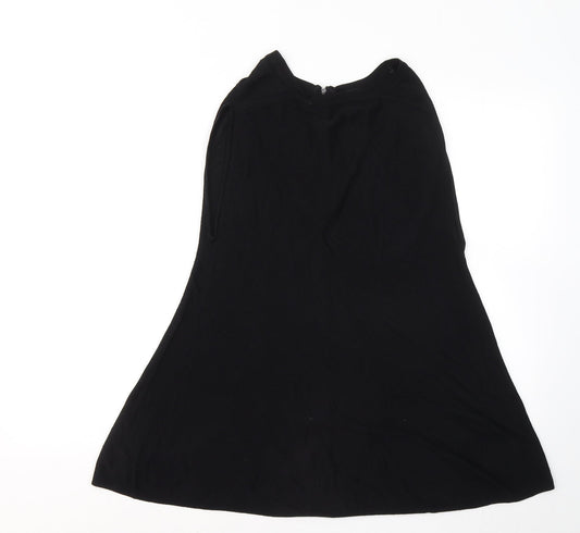 Atmosphere Womens Black Viscose Basic Tank Size 10 Round Neck