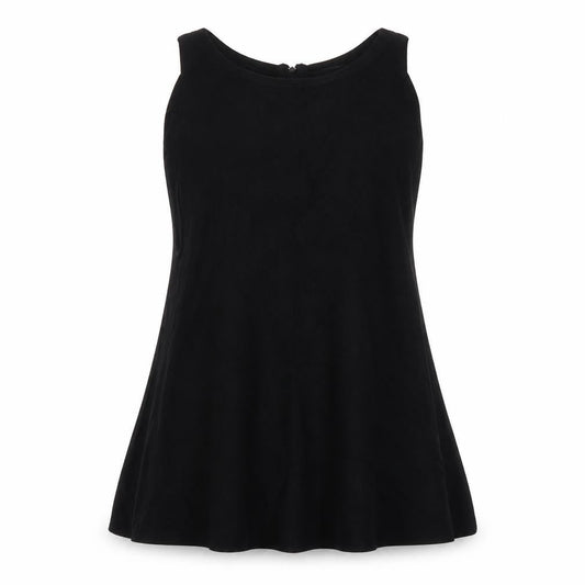 Atmosphere Womens Black Viscose Basic Tank Size 10 Round Neck