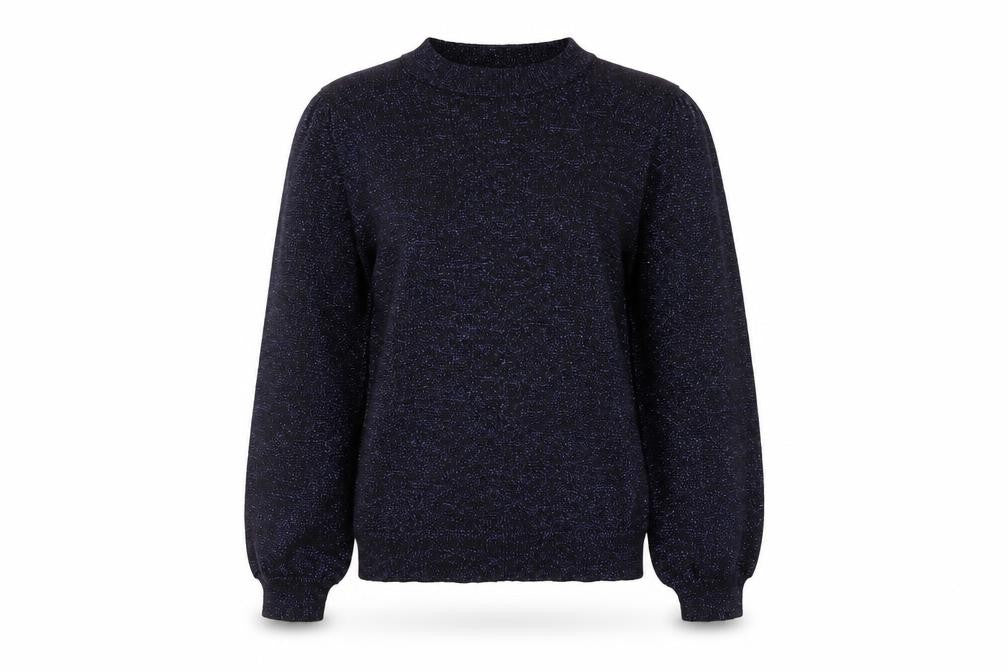 M&Co Womens Purple Round Neck Viscose Pullover Jumper Size 10