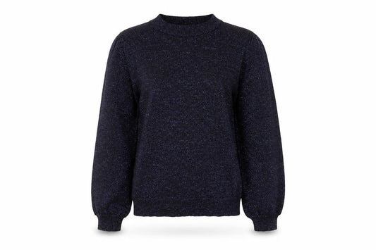 M&Co Womens Purple Round Neck Viscose Pullover Jumper Size 10