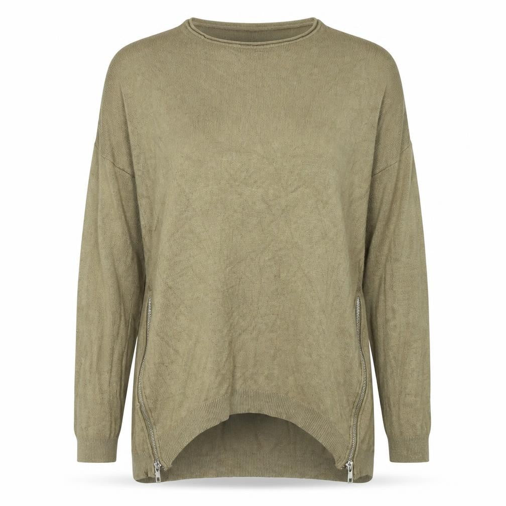 Atmosphere Womens Green Round Neck Viscose Pullover Jumper Size 10