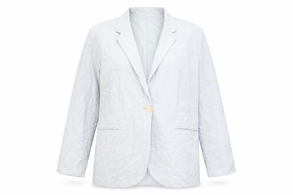 H&M Womens Blue Jacket Blazer Size L