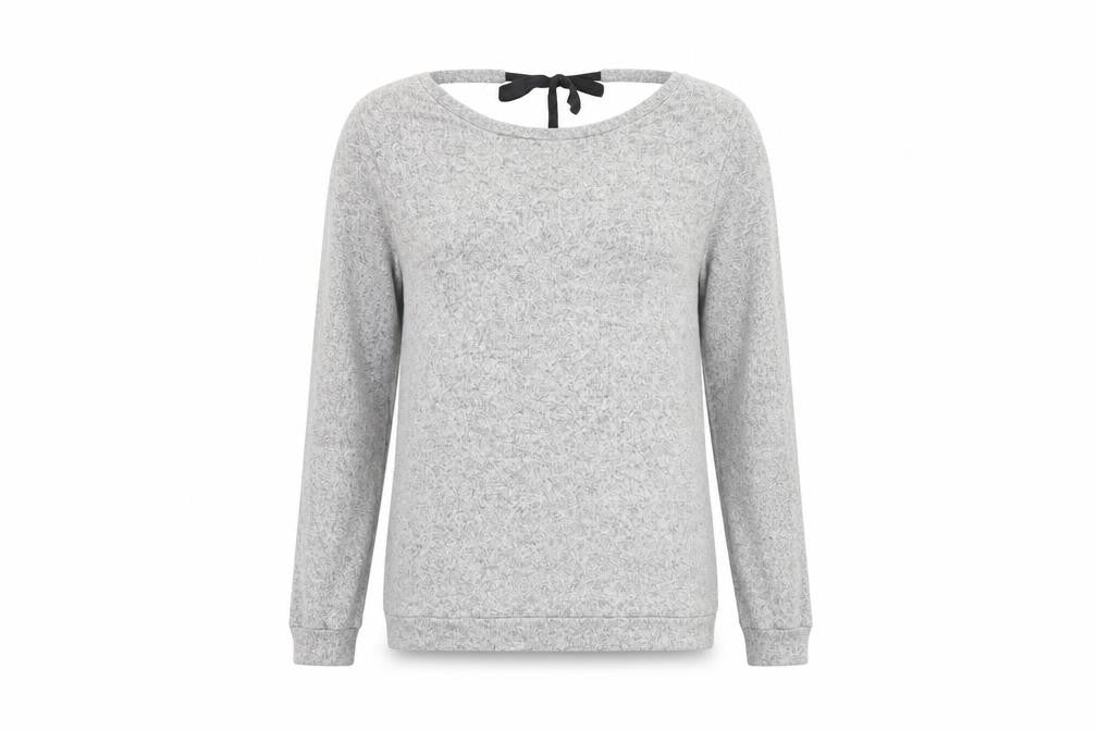 River Island Womens Grey Polyester Basic T-Shirt Size 8 Round Neck