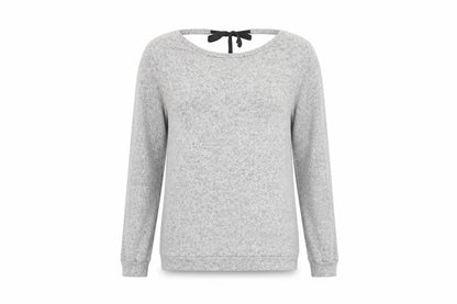 River Island Womens Grey Polyester Basic T-Shirt Size 8 Round Neck