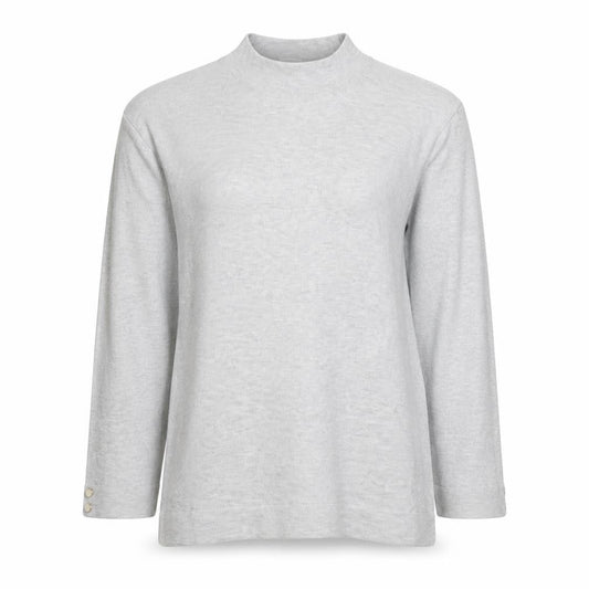 Tu Womens Grey Round Neck Viscose Pullover Jumper Size 12