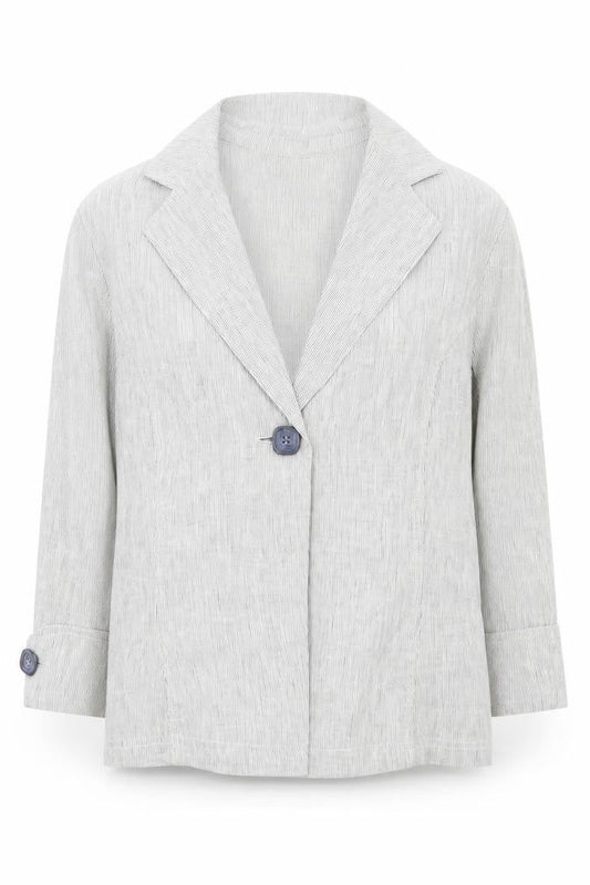 Per Una Womens Grey Jacket Blazer Size 12