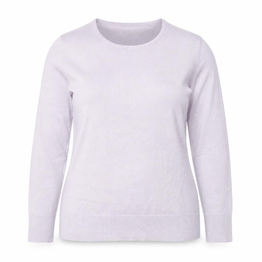Debenhams Womens Purple Round Neck Acrylic Pullover Jumper Size 16