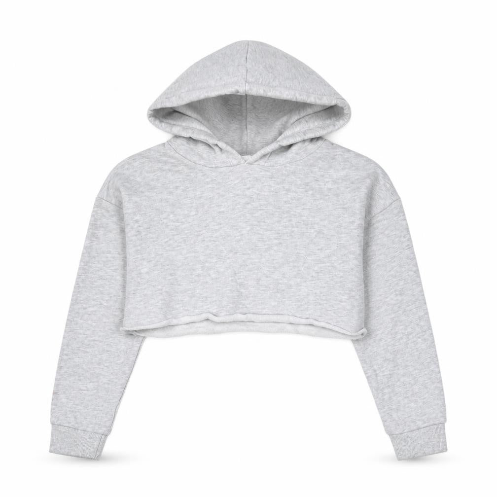 Matalan Girls Grey Cotton Pullover Hoodie Size 10 Years Pullover