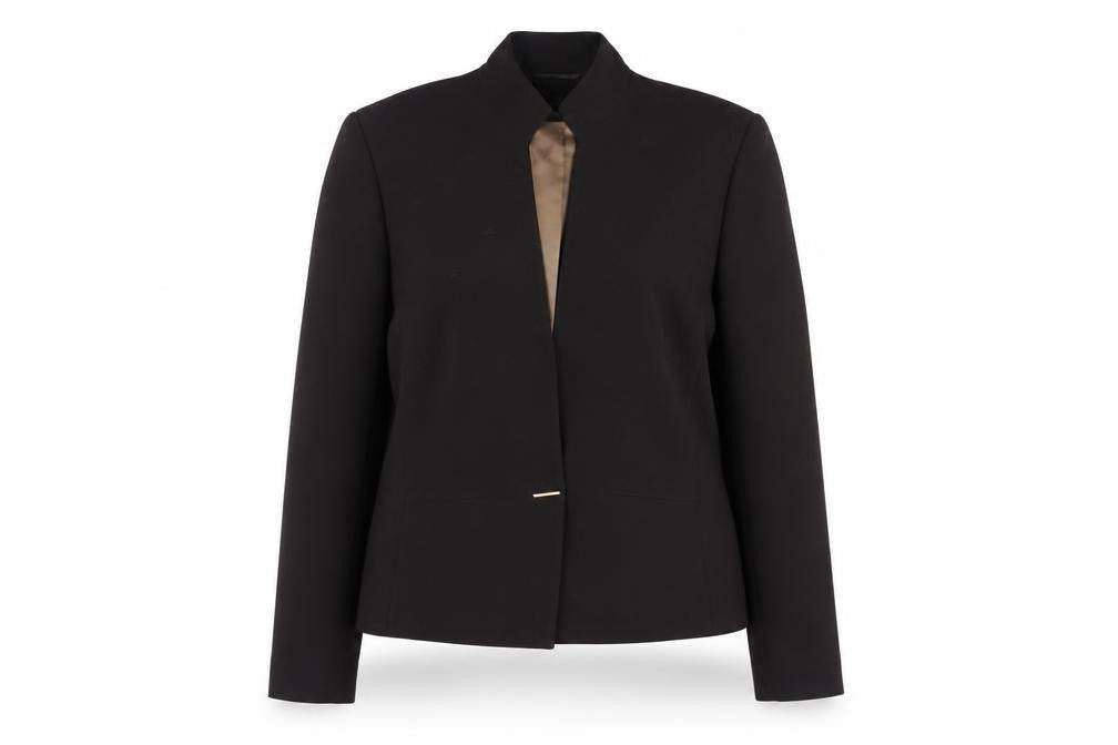 Primciples Womens Brown Polyester Jacket Suit Jacket Size 16