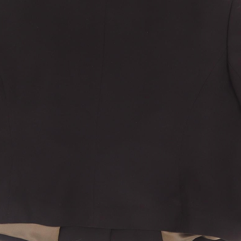 Primciples Womens Brown Polyester Jacket Suit Jacket Size 16
