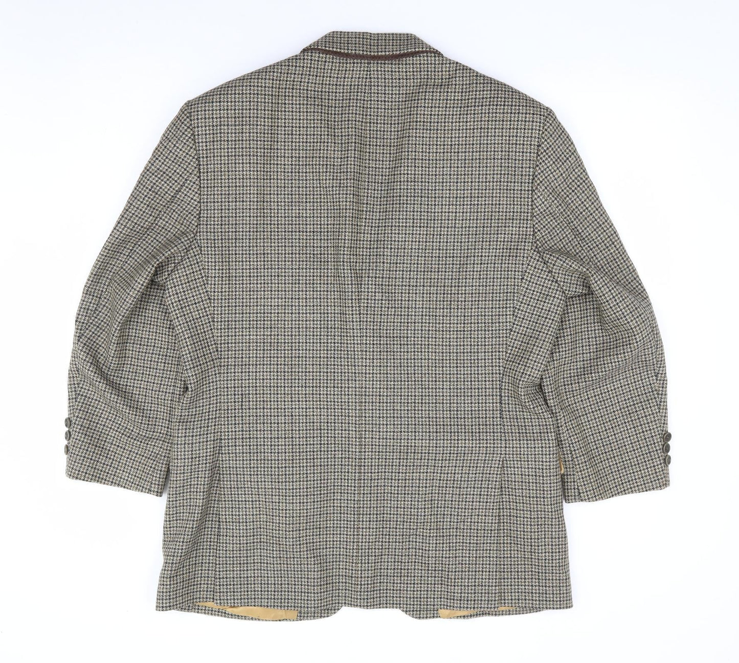 Marks and Spencer Mens Multicoloured Plaid Wool Jacket Suit Jacket Size 40
