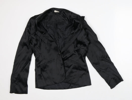 Select Womens Black Jacket Blazer Size 12