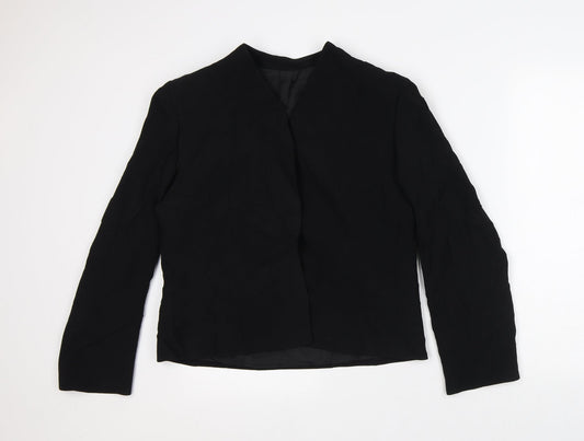 DCC Womens Black Jacket Blazer Size 14